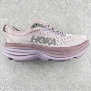 Hoka One One Women's Sneakers in Light Pink and Lavender